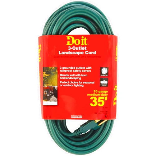Do It Best Global Sourcing - Extension Cords Do it 3-Outlet Landscape Extension Cord
