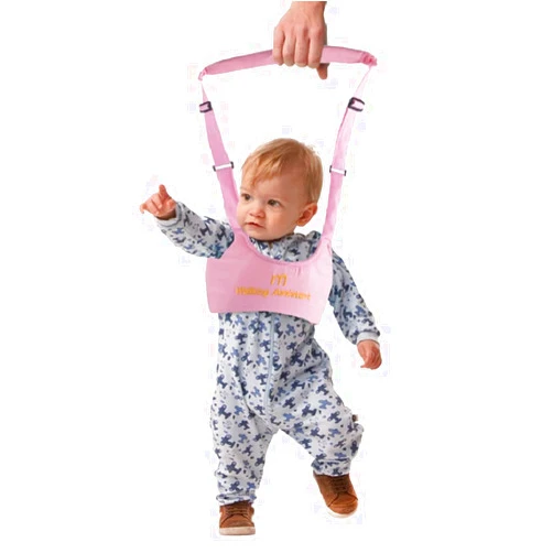 Yestic Adjustable Baby Walking Harness Baby Walking Helper Baby Harness for Walking，Easy-to-Wear Walker for Baby 6-12 Months. (Pink)