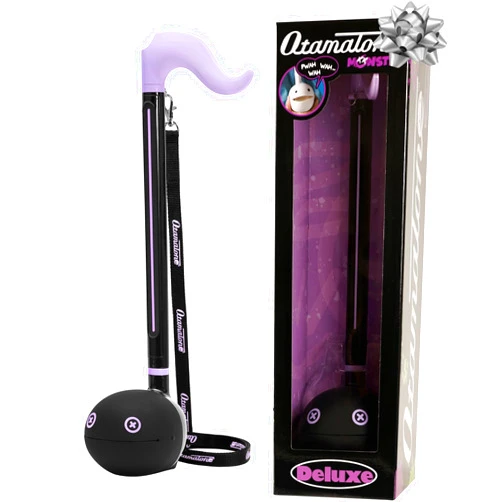 Otamatone Deluxe Electronic Musical Instrument for Adults Portable Synthesizer Digital Electric Music from Japan by Maywa Denki Cool Stuff Gifts, Monster (Violet) [English Manual]