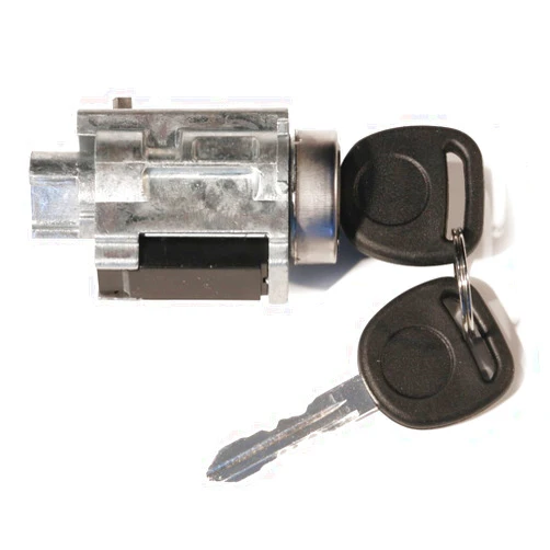 AA Ignition Ignition Lock Cylinder with Keys and Passlock Chip Starter - Replaces D1493F, 12458191, 25832354, 924-719 - Compatible with Chevy, Oldsmobile, Pontiac Vehicles - Malibu, Monte Carlo, Impala, Grand Am