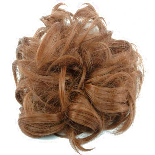 FOCUSSEXY Scrunchie Bun Up Do Hair piece Hair Ribbon Ponytail Extensions Wavy Curly or Messy 14 Difference Colors