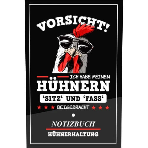 Stefan H. Fischer Hühnerhaltung: Notizbuch und To Do Listen Heft zum Selberschreiben / Geschenk Hühnerfreund Lustig / Hühner Halten und Hühnerzucht Bauer / Rebhuhn, ... / Landwirt Geschenkidee (German Edition)