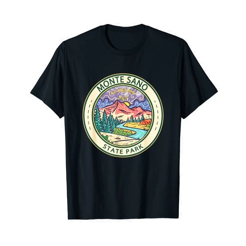 Monte Sano State Park Designs Monte Sano State Park Alabama Badge Vintage T-Shirt