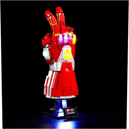 LIGHTAILING Led Lighting Kit for Lego- 76223 Nano-Gauntlet Building Blocks Model - LED Light Set Compatible with Lego Model(Not Include Lego Model)