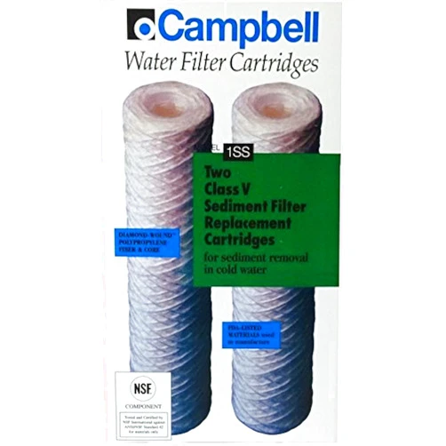 Campbell 1SS Sediment Filter Cartridge, 5 micron, 9-3/4
