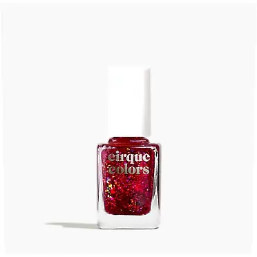 Cirque Colors Snozzberry - Burgundy Red Jelly Iridescent Nail Polish - Candy Coat Collection - 0.37 Fl Oz (11 mL) - Vegan & Cruelty-Free