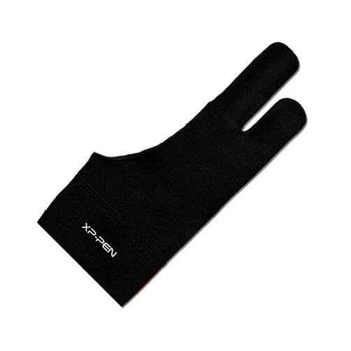 XP-Pen XPPen Professional Artist Glove 2-Fingers Glove for Graphics Drawing Tablet Graphic Monitor Suitable for Right Hand and Left Hand (Size S) Black
