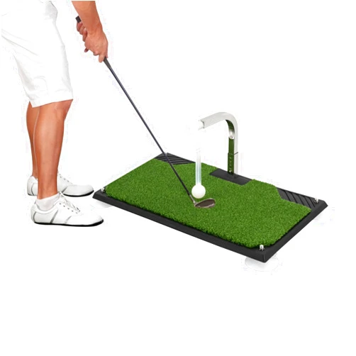 ZXTINGSHOP Golf Swing Trainer - Golf Training Equipment with 5 Height Adjustments - Club Practice Simulator in Home & Indoor - Portable Golf Swing Practice Mat