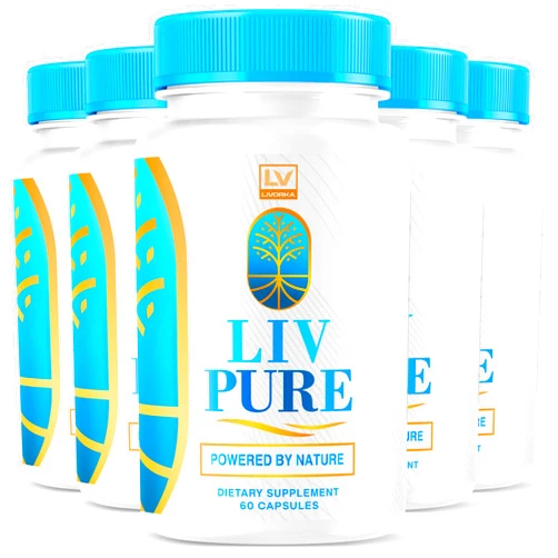 LIVORKA (5 Pack) Liv Pure, Liv Pure Reviews, Liv Pure Pills, Liv Pure Pills Reviews, Livpure, Liv Pure Capsules Liver, LivPure Pill Now in Capsules, 300 Capsules for 150 Days.