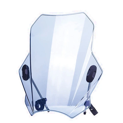 HNJZLU Motorcycle Windshield Windshield Motorcycle Universal Windscreen Motorbikes Deflector (Color : Gris)
