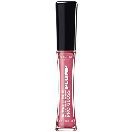 L’Oréal Paris L'Oreal Paris Infallible Pro Gloss Plump Lip Gloss with Hyaluronic Acid, Long Lasting Plumping Shine, Lips Look Instantly Fuller and More Plump, Mauve Glow , 0.21 fl. oz.