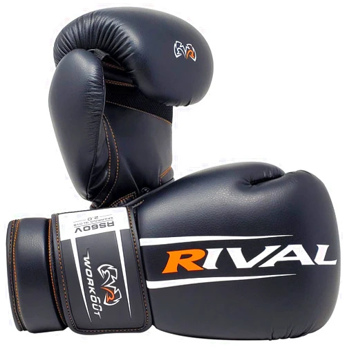 RIVAL Boxing RS60V 2.0 Workout Sparring Gloves, Hook and Loop Closure - Bigger Punching Surface for Maximum Protection