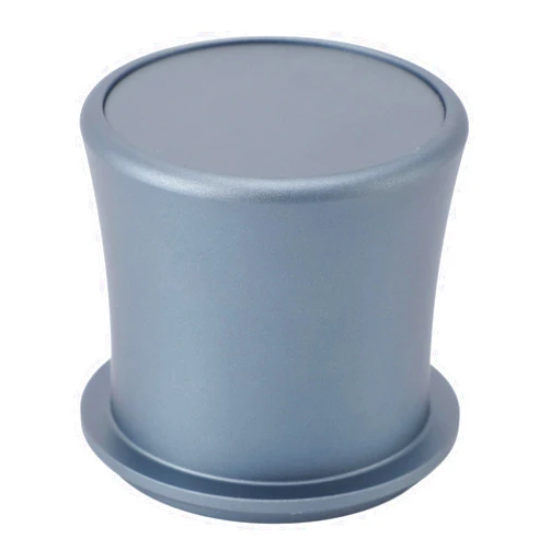 Qcwwy Aluminum Alloy Coffee Dosing Cup for 51mm 53mm 54mm Portafilter, Antistatic Design, Easy to, Ideal for Coffee Grinding (Dark Grey)