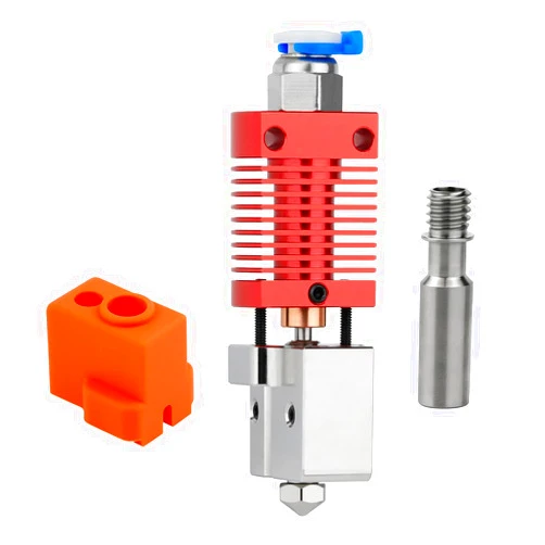 DODOBEI Bimetal Heatbreak Ender 3 Pro Volcano Hot End Printhead Plated Copper Block Nozzle 0.4mm for Ender 3 Ender 3 V2 Ender 5 CR10 3D Printer Upgrades Parts (All Metal)