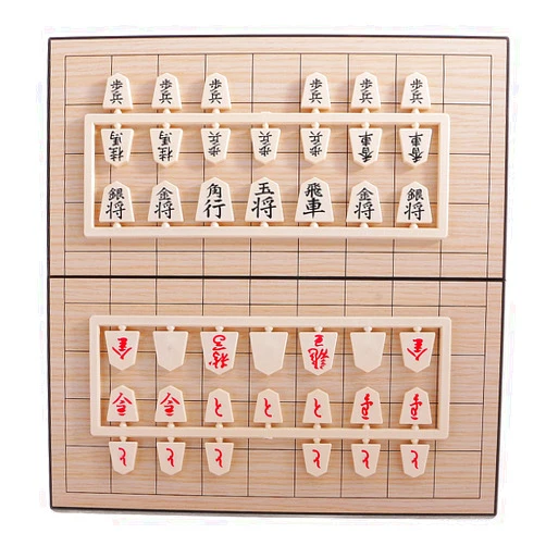 Jili Online New Study Shogi Japanese Chess with Wooden Folding Chessboard for Beginners