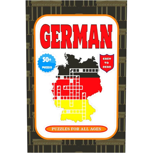 Eric White German Crossword Puzzle: German Crossword Puzzle with Easy-to-Read Print about Vocabulary & Culture | 6x9 inches, 120 pages | 50+ puzzles | The ... Learners, Students, and Puzzle Lovers