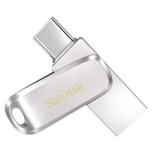 SanDisk 512GB Ultra Dual Drive Luxe USB Type-C - SDDDC4-512G-G46, Black