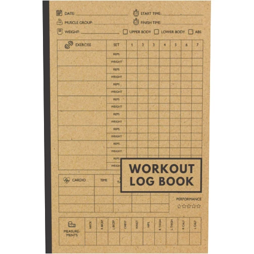 By Powerlyft Gym Planners (Author) Workout Log Book: Gym Weight Lifting Log Book & Workout Journal for Men and Women | Bodybuilding Weightlifting Gym Planner Exercise Notebook & Fitness ... Diary Gift) | Minimal Brown Cover 120 Pages