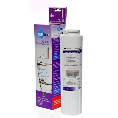 AQUALUTIO Water Filter, Compatible with Maytag UKF8001 PUR, Whirlpool 4396395, Puriclean II, Kenmore 9006, KitchenAid models, 1 pack