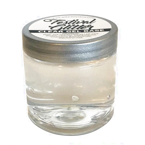 Art Factory Festival Glitter Clear Gel Base (4 oz)