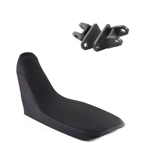 Xitomer Motorcycle Lower Seat Cushion + Seat Cover +Footpeg Lowering Mounts 2''(50mm), Fit for DR650 1996-2023