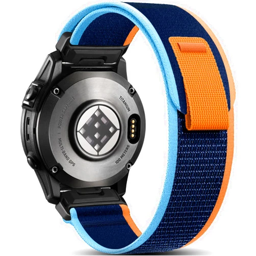 IMIVIO Compatible with Garmin Fenix 6 Pro/Fenix 6/Fenix 7/Fenix 7 Pro/Fenix 5/5 Plus Bands, 22mm Quickfit Nylon Sport Replacement Watch Bands for Forerunner 945/935/Approach S60/S62/Instinct 2