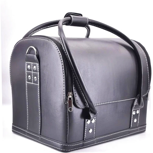 blue-ther Leather Bag Magic Tricks Amazing Stage Magic Close-up Accessories for Magicians Carrying Bag Magic Mentalism Illusion Gimmick Props