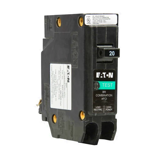 Cutler-Hammer BRP115AF Eaton 15 amps Combination AFCI Single Pole Circuit Breaker, Black