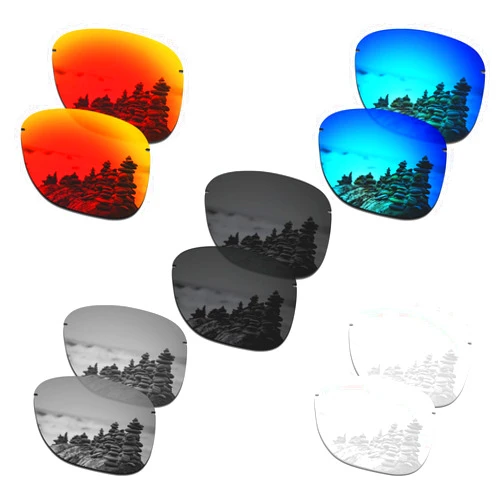 SmartVLT Set of 5 Men's Replacement Lenses for Oakley Tailhook OO4087 Sunglass Combo Pack S01