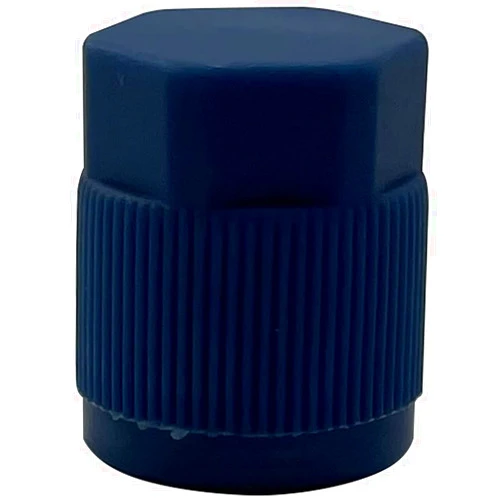 Sherco-Auto Blue A/C R-134a Low Side Service Port Cap 15 MM - 9 MM x 1 MM - 10 Pack