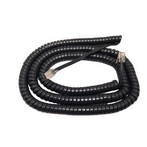 The VoIP Lounge Replacement 25 Foot Long Gray Handset Curly Cord for Cisco 7800 & 8800 Series IP Phone 7821 7841 7861 8841 8845 8851 8861 8865