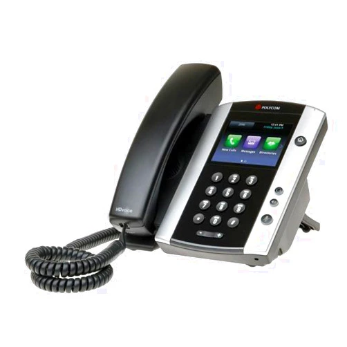 Polycom VVX 501 Corded Business Media Phone System - 12 Line PoE - 2200-48500-001 - AC Adapter Not Included - Replaces VVX 500 (Renewed)