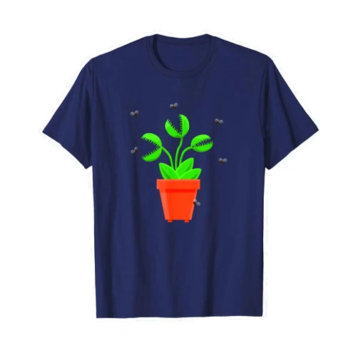 Gossip Rag halloween venus fly trap flytrap blue T-Shirt