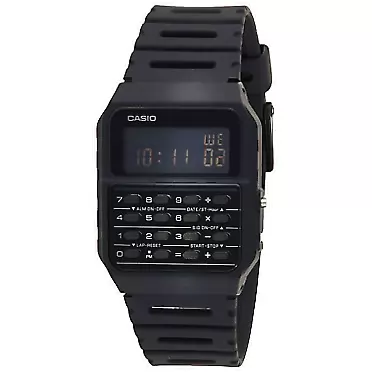Casio CA-53WF-1B Calculator Black Digital Mens Watch Original New Classic CA-53