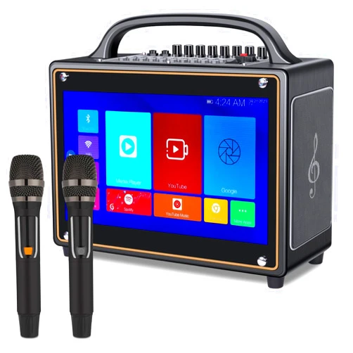 MJUNSOUNDIGI Karaoke Machines with lyrics display screen for adults,14