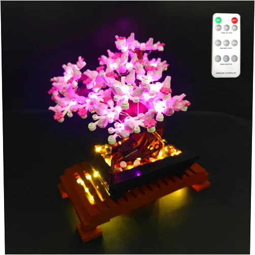 DABRORICESTAR Upgraded RC Led Light Kit for Lego Bonsai Tree 10281 - No Model Only Light, Easy to Install. Led Kit Lights up Lego 10281 (10281)