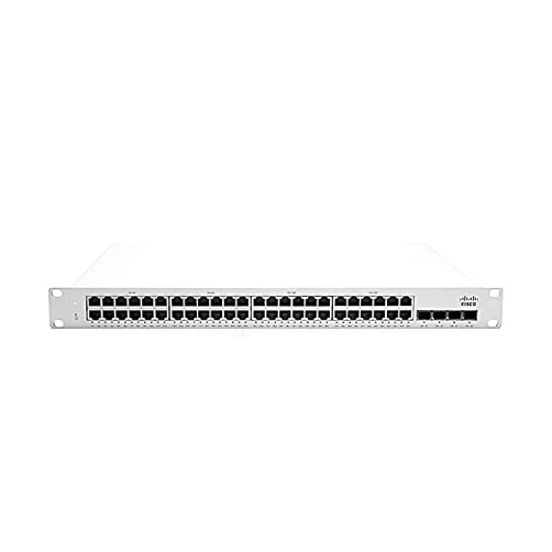 Artist Unknown Meraki MS210-48FP-HW Cloud-Managed Stackable Switch 740W POE+ Gigabit 48 Port with SFP (Renewed)