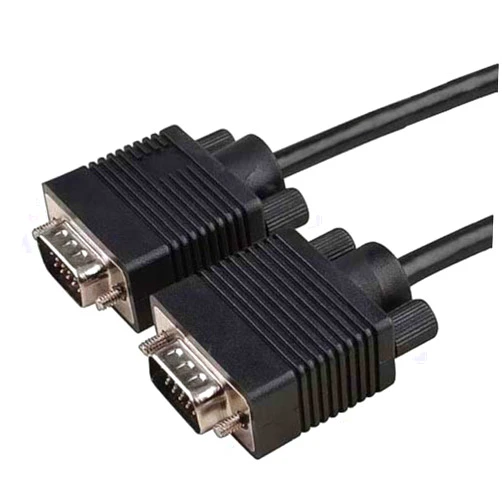 Importer520 HD15 Male to Male VGA Video Cable for TV Computer Monitor (10Ft, Black Conntector)