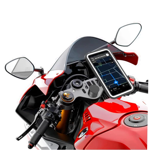 Shapeheart Magnetic Fork Stem Mount for Smartphone | Clipons | Anti Vibration | Weatherproof and Universal