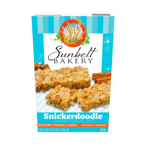 Sunbelt Bakery Snickerdoodle Chewy Granola Bars, 8-1.0 OZ Bars