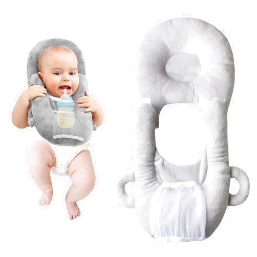 Jaxbo Baby Bottle Holder，Portable Baby Self Feeding Pillow Hands Free，Bottle Support Cushion，Bottle Propper for Baby Pillow