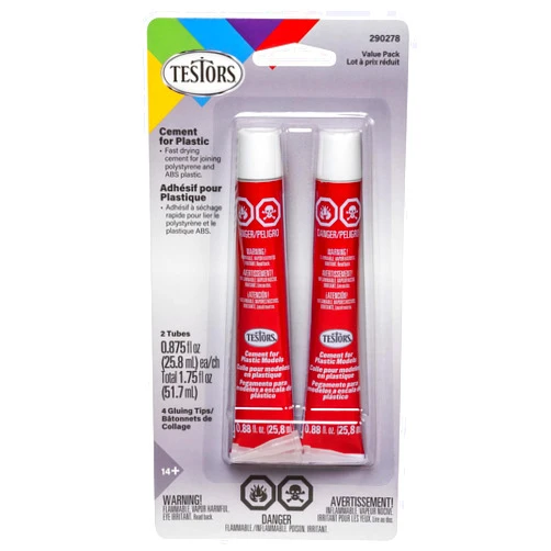 Testors 290278 Cement for Plastic, 1.75 Fl Oz