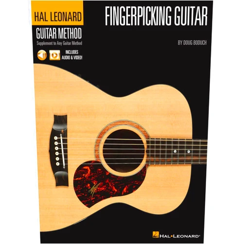 Doug Boduch Fingerpicking Guitar | Hal Leonard Guitar Method Sheet Music Songbook with Fingerstyle Lessons | Picking Techniques with Popular Practice Pieces and Guitar Instruction Guide for Skill Building