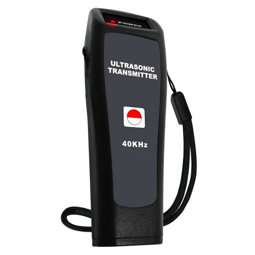 Landtek Portable Ultrasonic Transmitter Leak Detector Tester 40 KHz with LED Power Indicator for Air Leaks Around Door & Window Gaskets & Seals, Water leaks in Roofs, Conduit & Pipe Identification