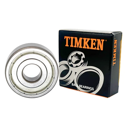 TIMKEN 4Pack TIMKEN 6200-ZZ Double Metal Seal Bearings 10x30x9mm, Pre-Lubricated and Stable Performance and Cost Effective, Deep Groove Ball Bearings