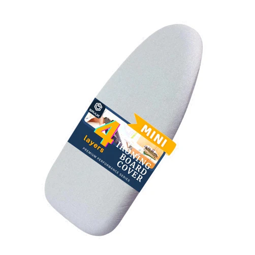 SAVUK 12 X 30 inch Smart Table top Ironing Board Cover and Pad with Standard Size, Fits Small, Mini Board, Extra Thick Padding, Elastic Cord, Heat Resistance (Replacement Cover and Pad 12