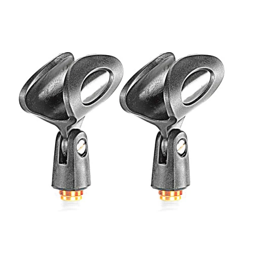 Generic Replacement Cordless Wireless Microphone Clamp Clip Holder For Sennheiser Wireless Handheld Microphone G3 G4 SKM, 2 PACK