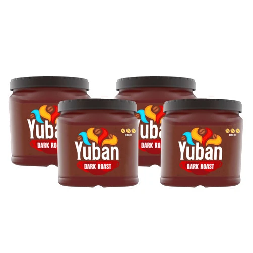 Yuban Bold Dark Roast Ground Coffee (25.3 oz Canister) (Pack of 4)