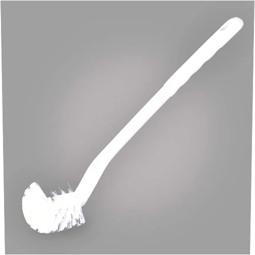 Baffect Curved Toilet Brush Plastic Long Antislip Grip Handle Toilet Cleaning Brushes Strong Decontamination Hanging Portable Toilet Bowl Brush Bathroom Accessories