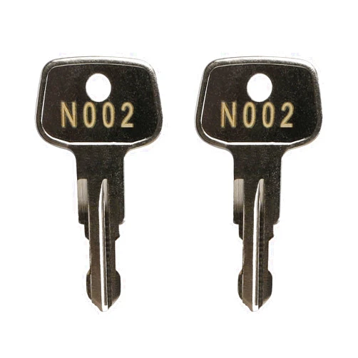 VIDABTE N002 Frame Keys, Key Replacement for Thule Ski,Roof Racks,Cargo Box, Carrier Racks and Crossbar [Code N002]